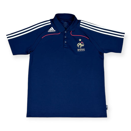 Adidas Vintage navy blue France Polo Shirt