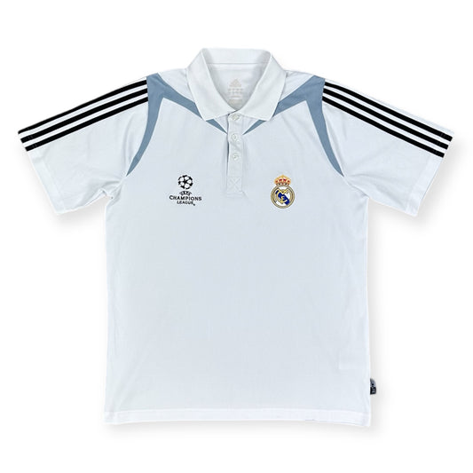 Adidas Vintage white Real Madrid Polo Shirt