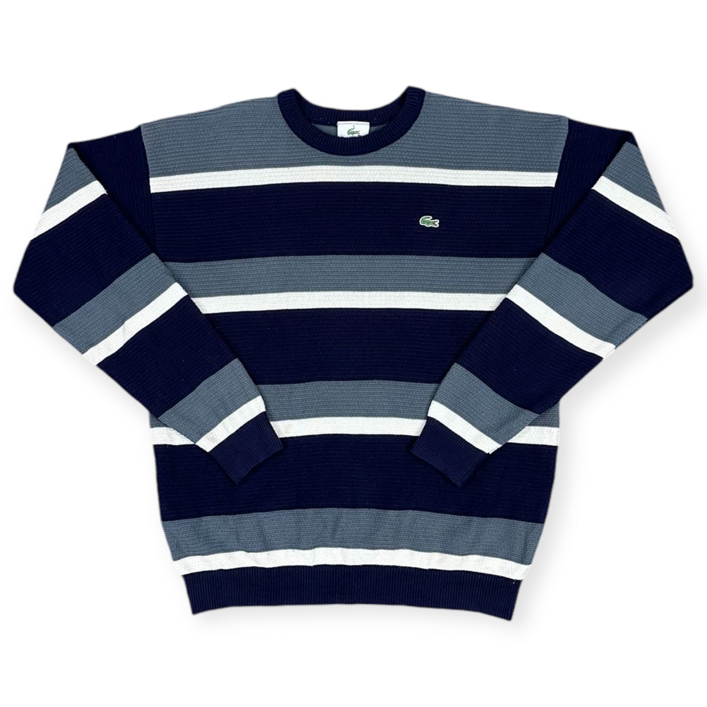 Lacoste Vintage navy blue knit Sweatshirt