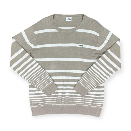 Lacoste Vintage brown knit Longsleeve