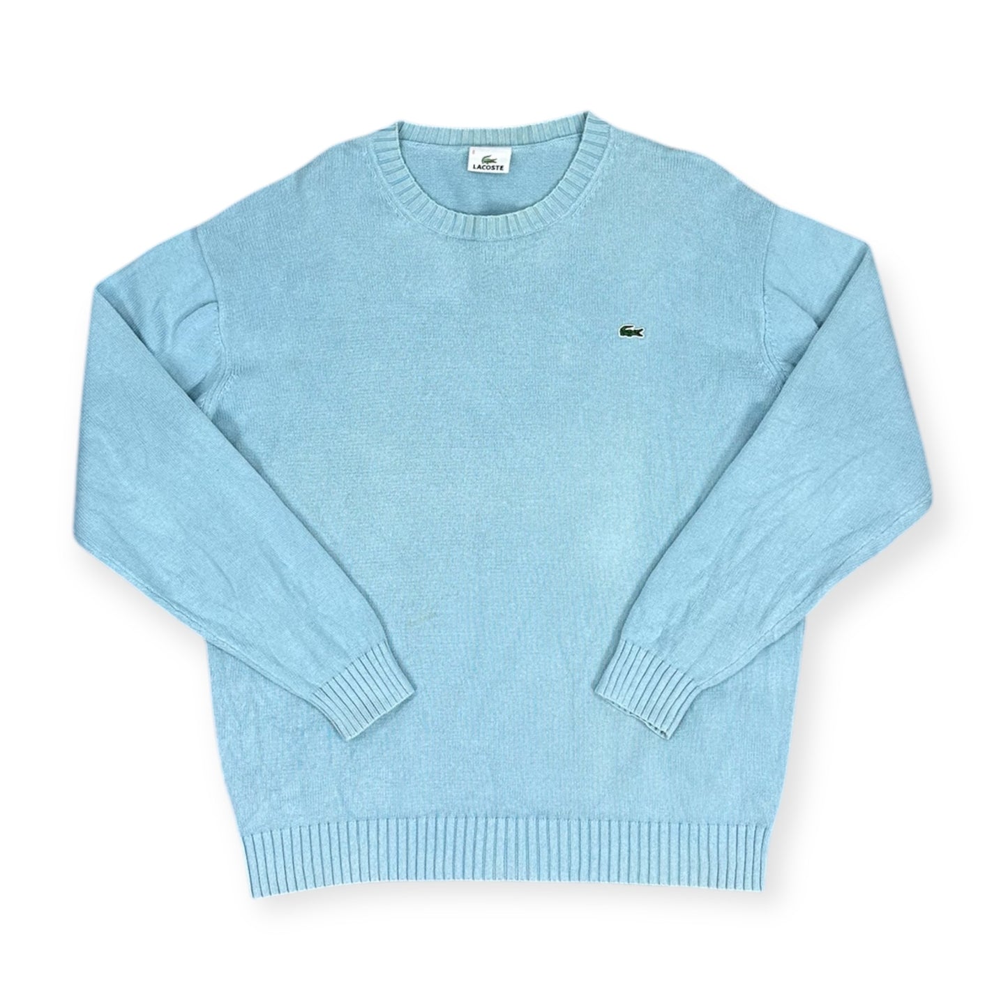 Lacoste Vintage babyblue knit Sweatshirt