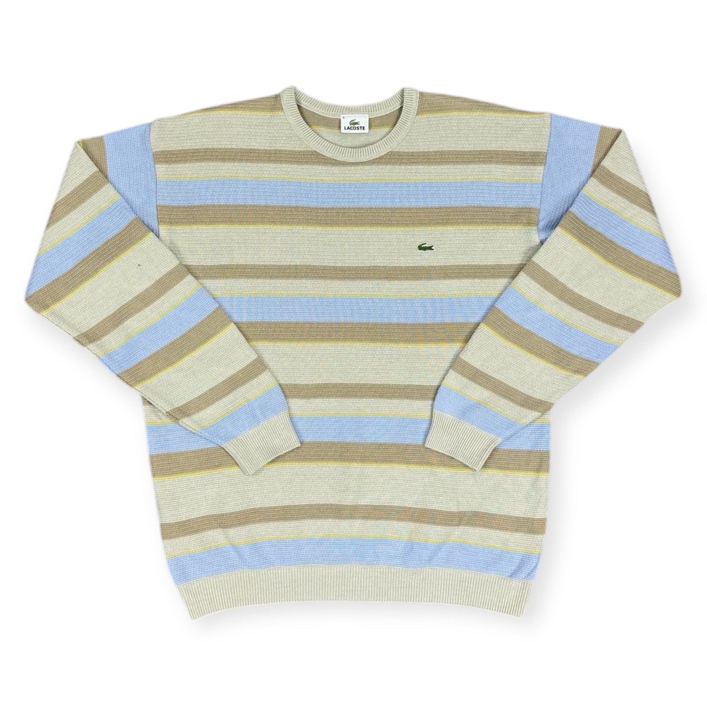 Lacoste Vintage beige knit Sweatshirt