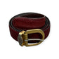 Cartier Vintage red leather belt