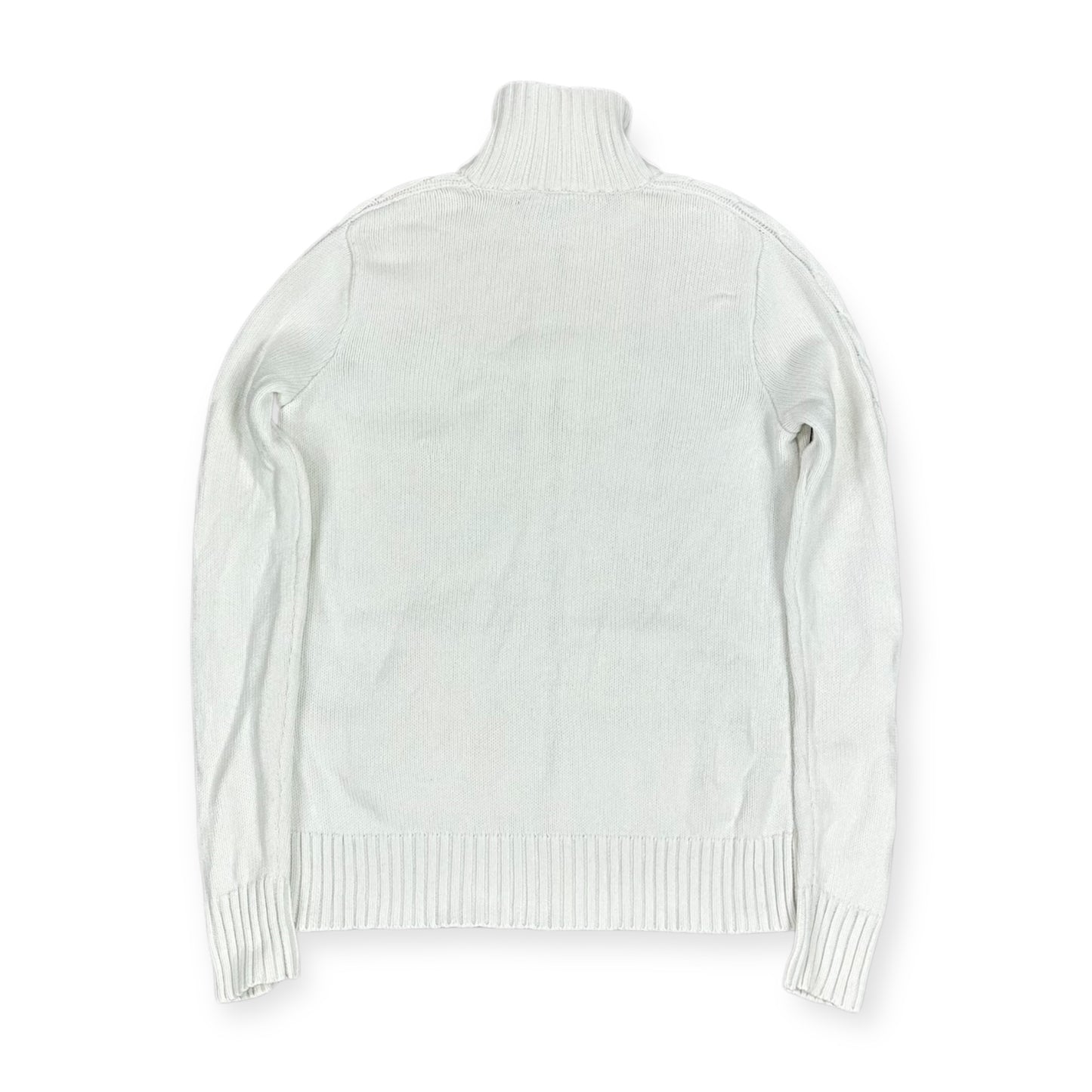 Ralph Lauren Vintage white knit Sweatjacket