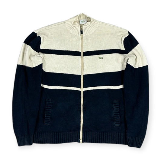 Lacoste Vintage beige knit Sweatjacket