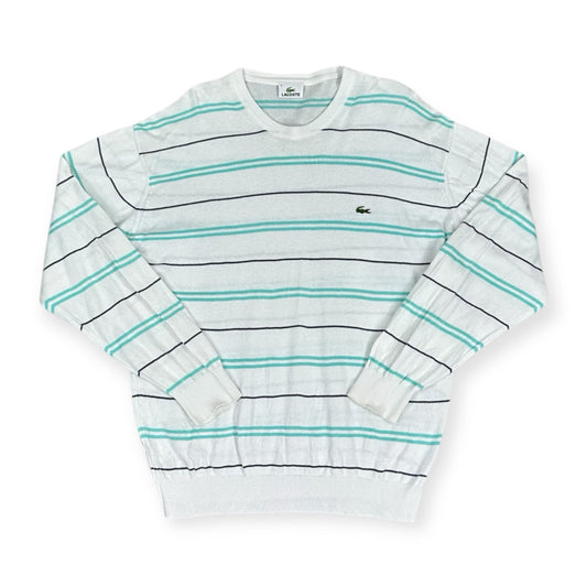 Lacoste Vintage white knit Longsleeve