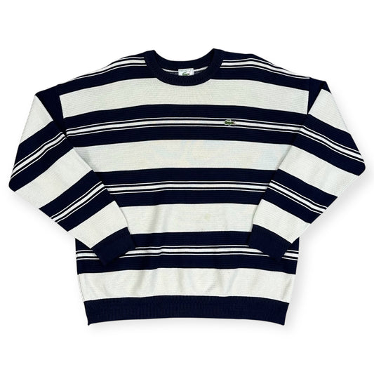 Lacoste Vintage white knit Sweatshirt