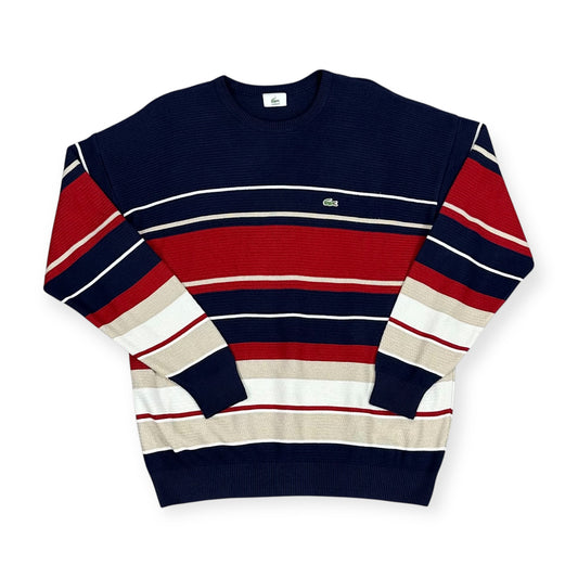 Lacoste Vintage navy blue knit Sweatshirt