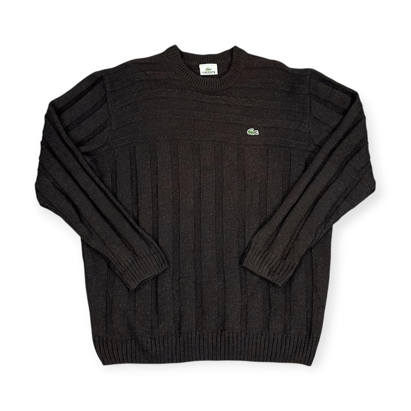Lacoste Vintage brown knit Sweatshirt