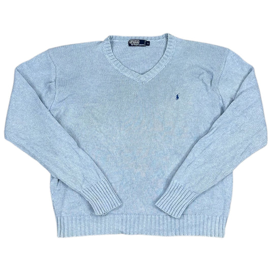 Polo Ralph Lauren Vintage babyblue knit Sweatshirt