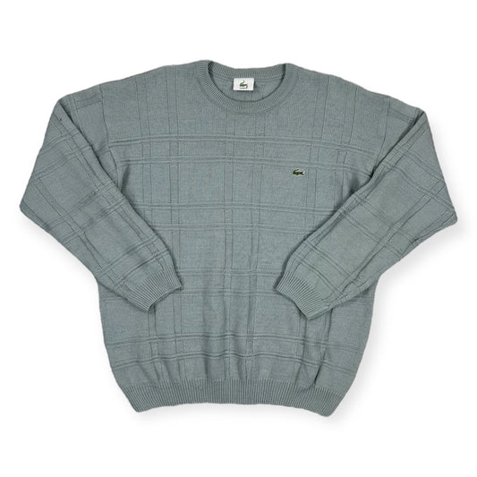 Lacoste Vintage light blue knit Sweatshirt