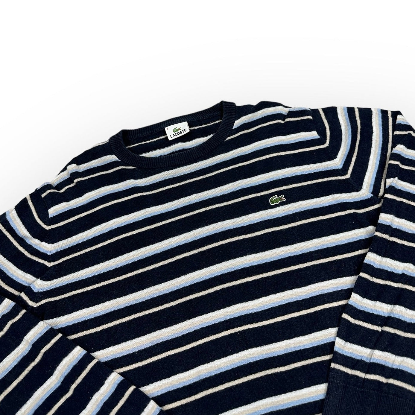 Lacoste Vintage navyblue knit Longsleeve