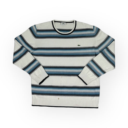 Lacoste Vintage white knit Sweatshirt