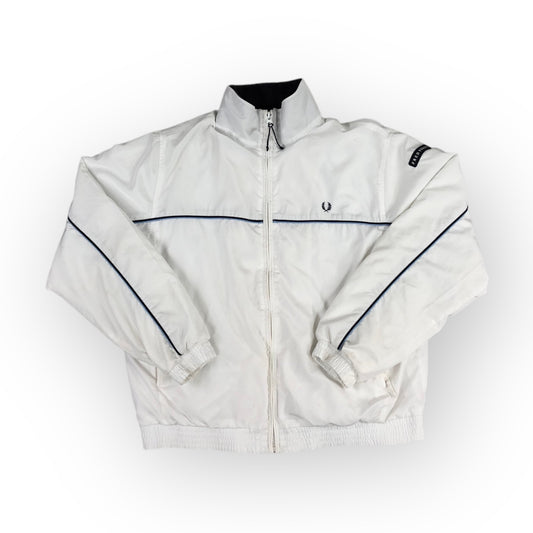 Vintage white Fred Perry Trackjacket