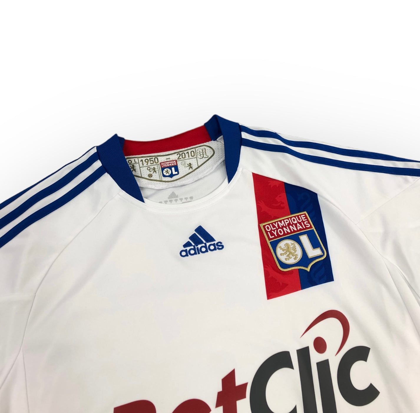 Vintage Adidas Olympique Lyonnais Jersey 2010/11