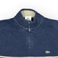 Lacoste Vintage navy blue knit half zip Sweatshirt