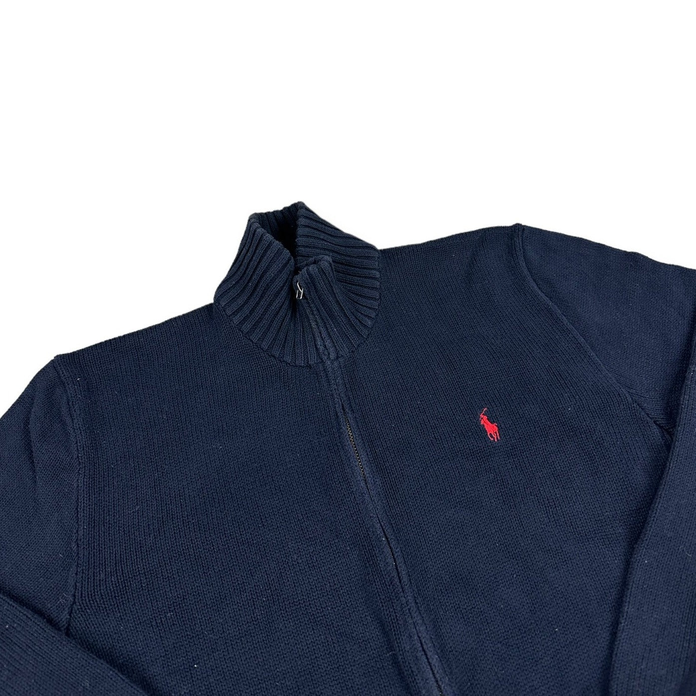 Vintage Ralph Lauren navy blue knit Jacket