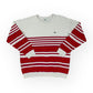 Lacoste Vintage white knit Sweatshirt