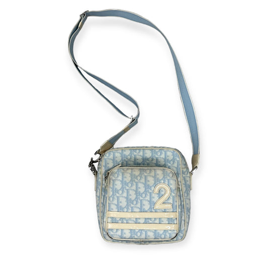 Christian Dior Vintage monogram babyblue Messenger Bag