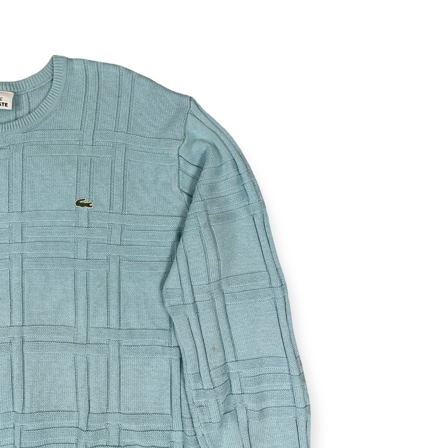 Vintage Lacoste babyblue knit Sweatshirt