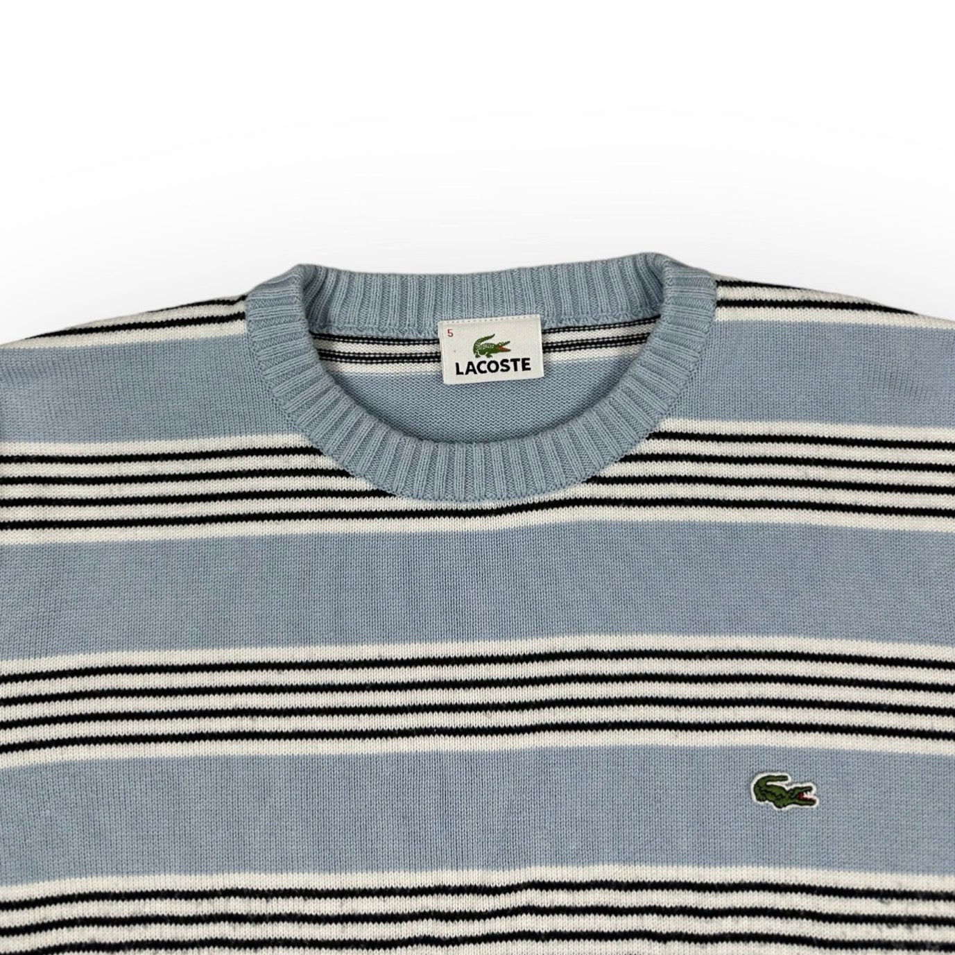 Lacoste Vintage babyblue knit Sweatshirt