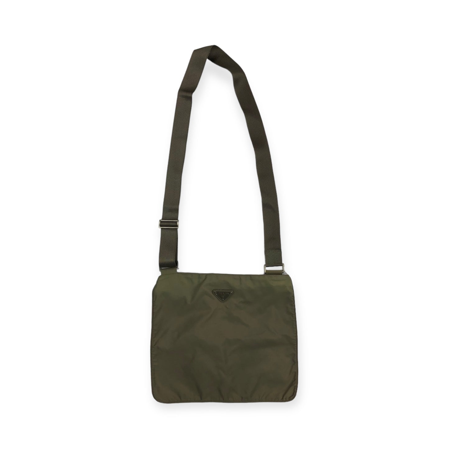 Prada Vintage olive green Messenger Bag