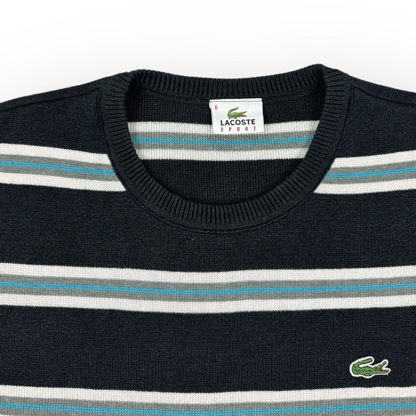 Lacoste Sport Vintage black knit Sweatshirt