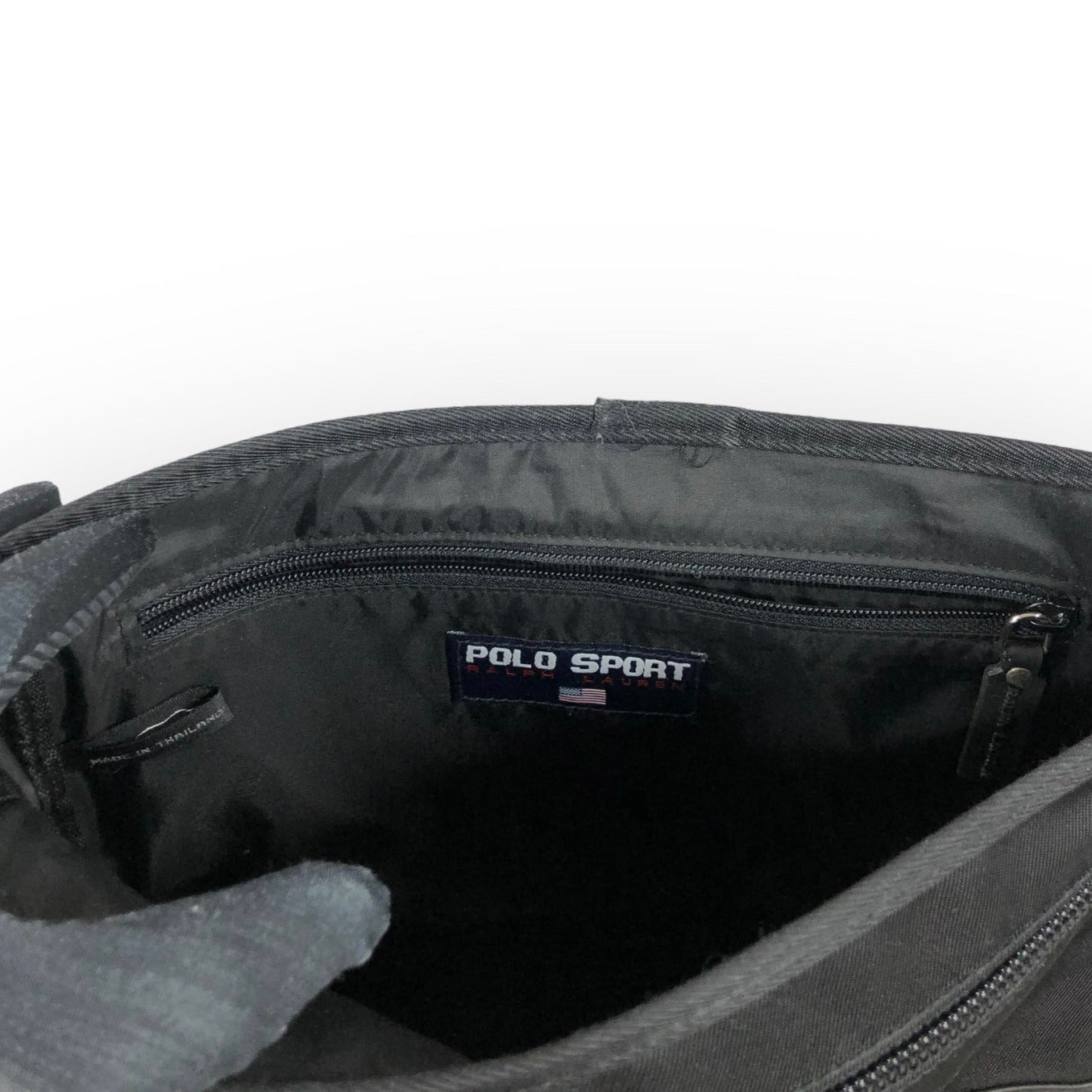 Vintage Ralph Lauren Polo Sport black Messenger Bag