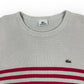 Lacoste Vintage white knit Sweatshirt