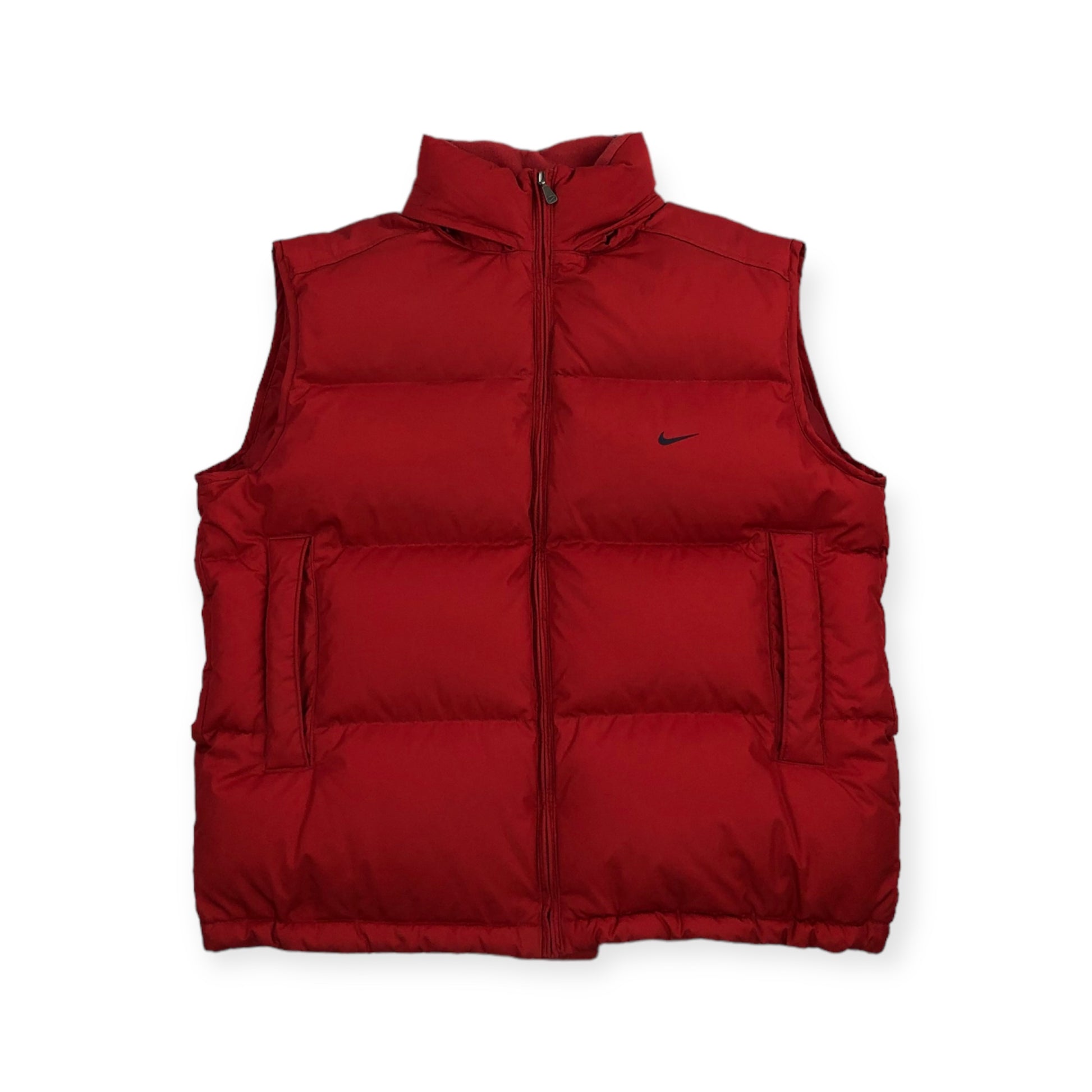 red nike gilet