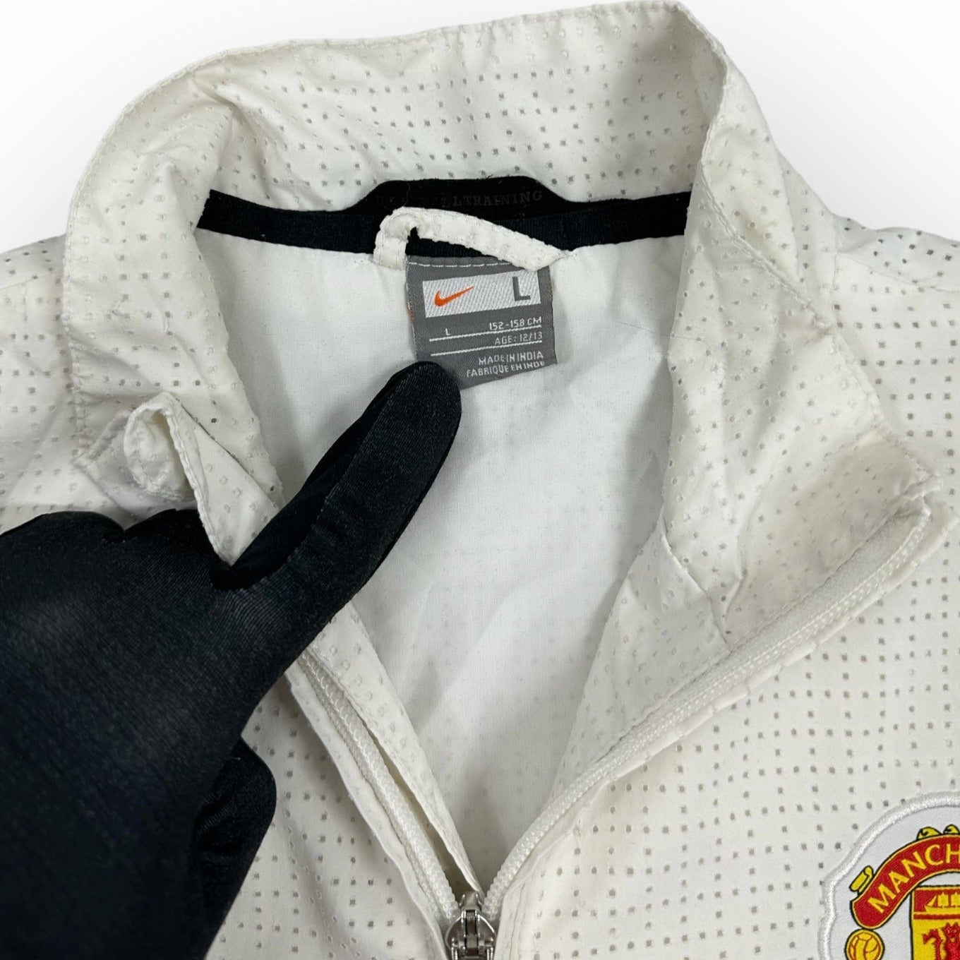 Nike Vintage white Manchester United Trackjacket