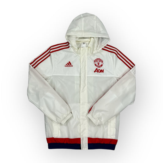 Adidas Vintage white Manchester United Trackjacket