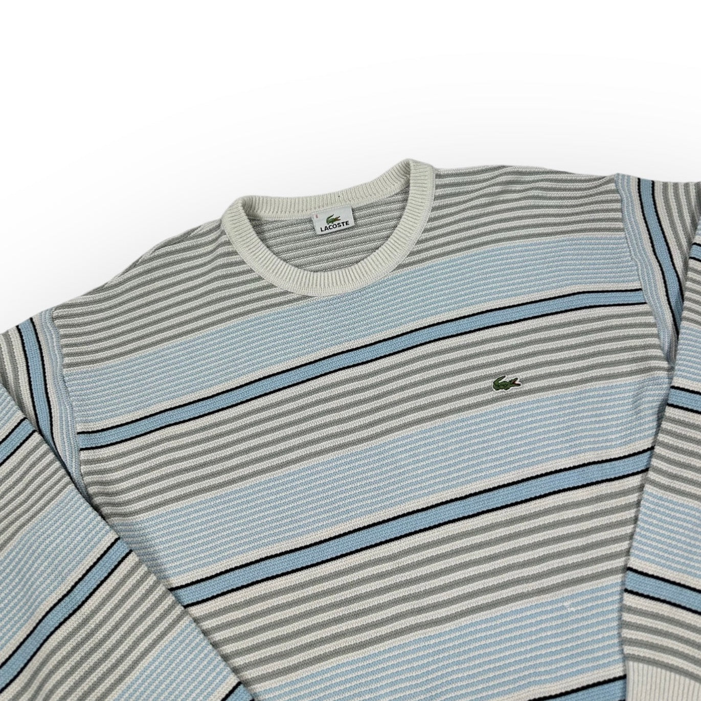 Lacoste Vintage babyblue knit Sweatshirt