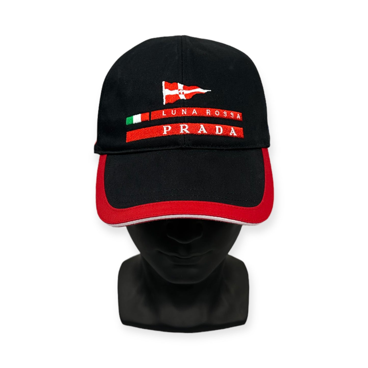 Vintage Prada Luna Rossa black Cap ITA 86