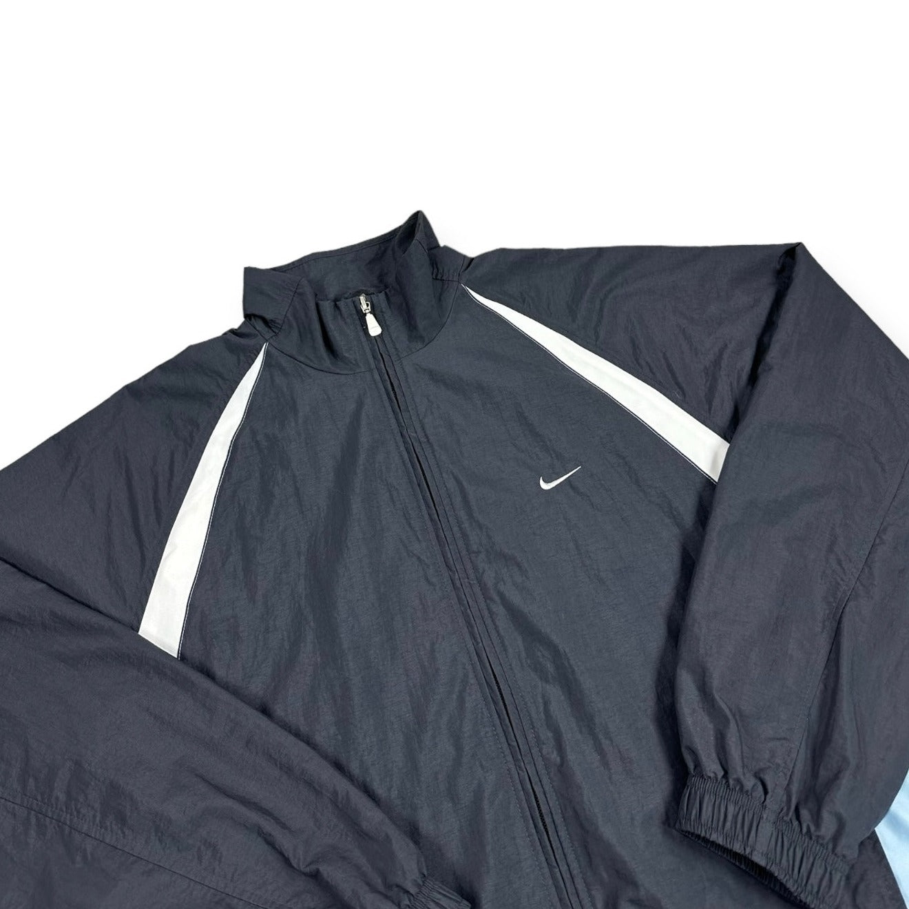 Nike grey track outlet jacket