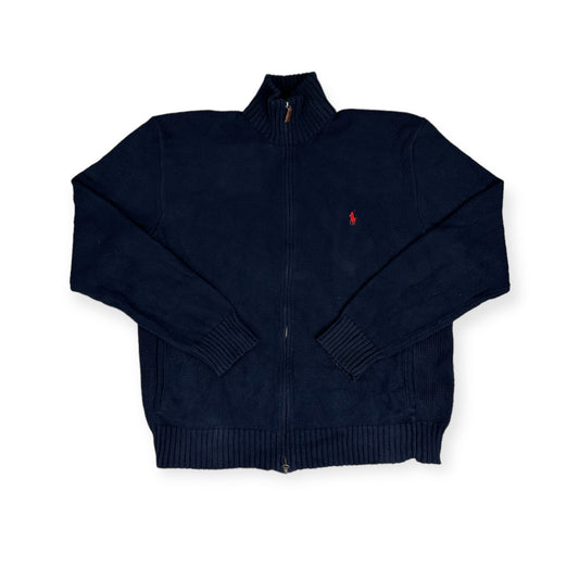 Vintage Ralph Lauren navy blue knit Jacket